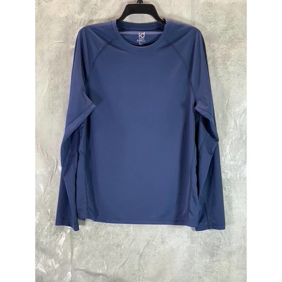 ID Ideology Men's Indigo Sea Rapidry Moisture-Wicking Mesh Crewneck T-Shirt SZ S - Picture 1 of 8